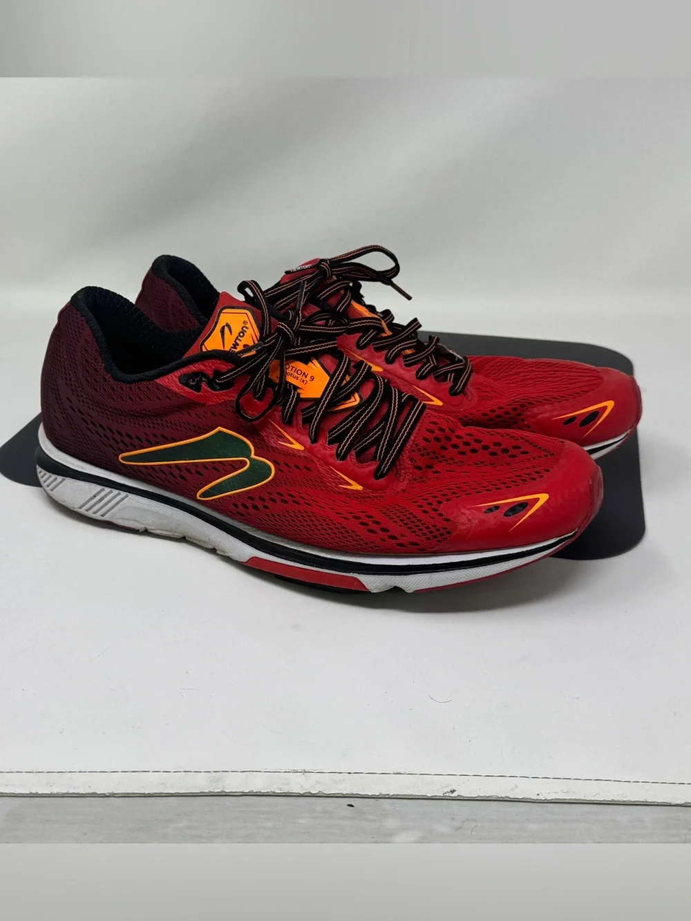 Newton Motion 9 Men’s Running Shoe Red Black - Size 12.5